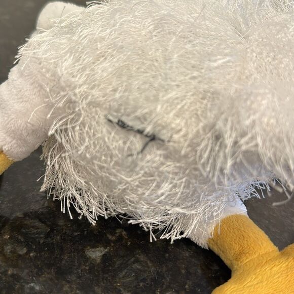 Ganz Webkinz White Fluffy Chicken Plush Stuffed Animal HM205 No Code - Picture 7 of 7